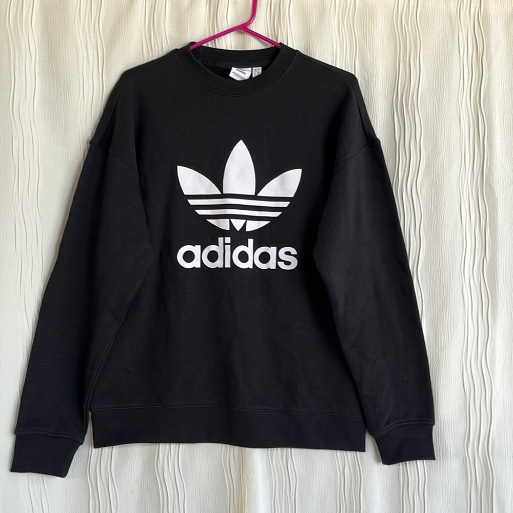 Adidas Originals cotton  Logo pullover sweatshirt